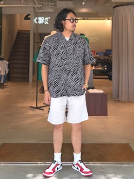 「BEAMS GOLF（ビームスゴルフ）のアイテム」を使った、BEAMS GOLFさん（メンズ・180cm）の夏コーディネート
