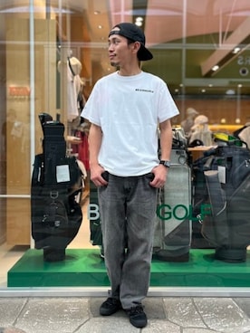 「ゴルフコーデ」｜BEAMS GOLFさん（メンズ・167cm）の夏コーディネート