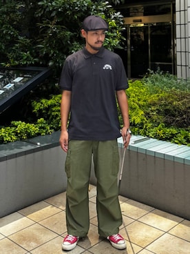 「ゴルフウェア」｜BEAMS GOLFさん（メンズ・172cm）の夏コーディネート