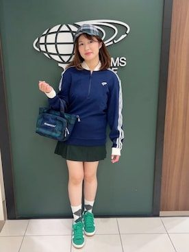 「BEAMS GOLF（ビームスゴルフ）のアイテム」を使った、BEAMS GOLFさん（レディース・162cm）の秋コーディネート