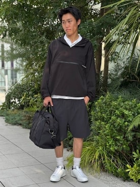 「アイテム（ボストンバッグ）」を使った、BEAMS GOLFさん（メンズ・172cm）の秋コーディネート