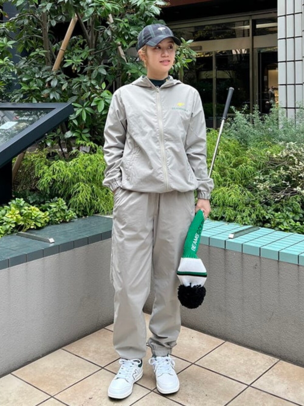 Cph/Golf キャプテンズヘルム　レディース クリーム色ジャケット ゴルフ用クリーム色ジャケット Cph/Golf キャプテンズヘルム