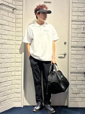 「BEAMS GOLF（ビームスゴルフ）のアイテム」を使った、BEAMS GOLFさん（メンズ・166cm）の夏コーディネート