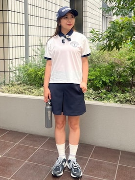 「アイテム（ゴルフグッズ）」を使った、BEAMS GOLFさん（レディース・156cm）の夏コーディネート