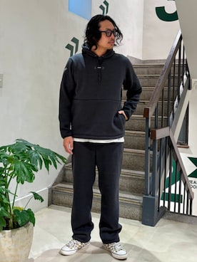 BEAMS GOLF ＆グラミチ　ソフトサーモゴルフパンツ 黒 BEAMS GOLF ＆グラミチ ソフトサーモゴルフパンツ 黒 別注シリーズ①