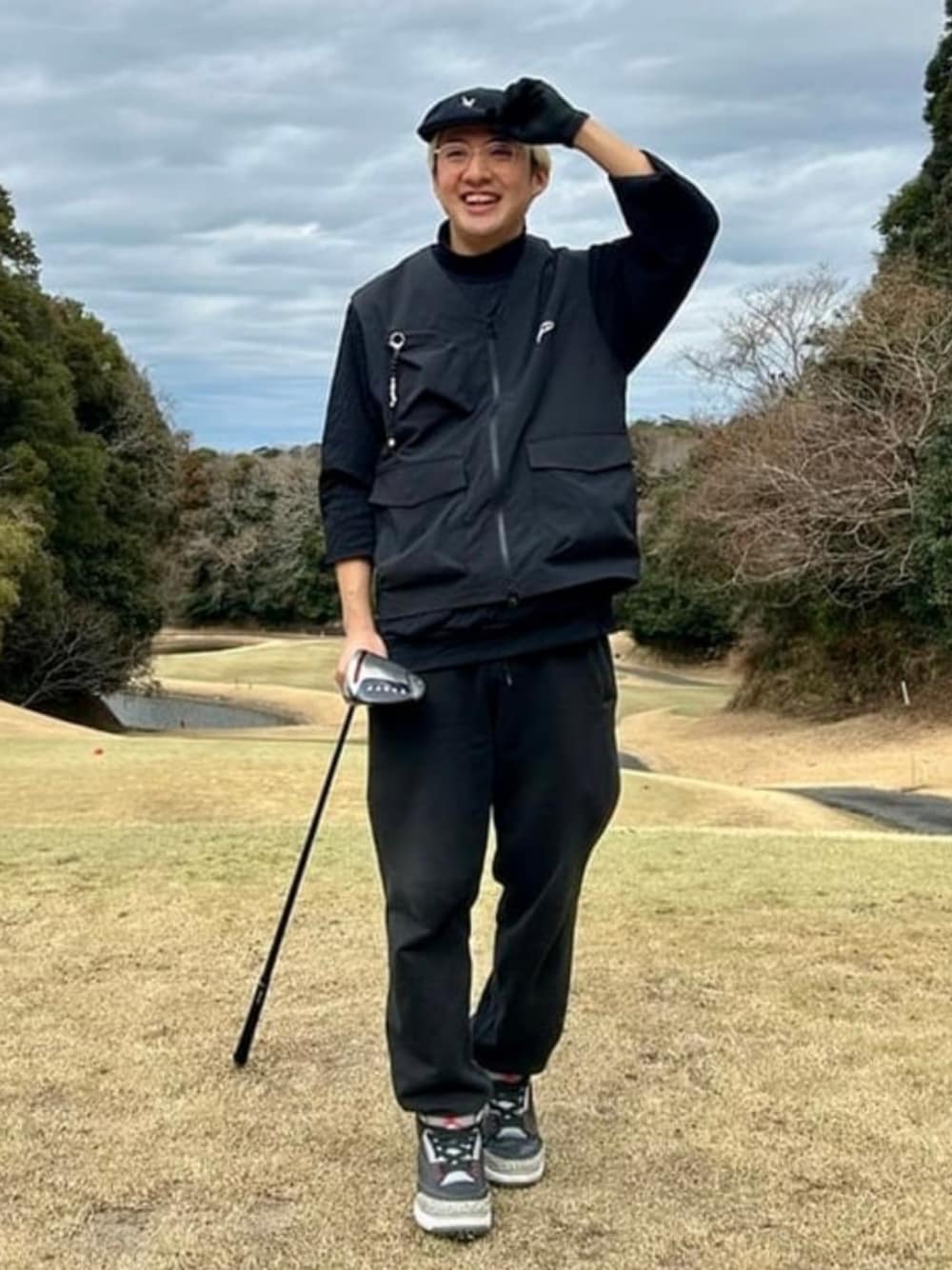 BEAMS GOLF(BEAMS GOLF)｜BEAMS GOLFのベストを使ったコーディネート