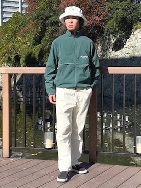 「ハットコーデ」｜BEAMS GOLFさん（レディース・172cm）の秋コーディネート