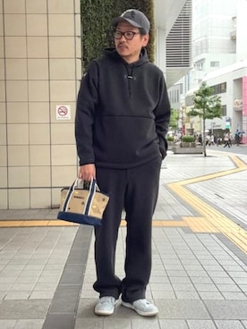 「アイテム（帽子）」を使った、BEAMS GOLFさん（レディース・176cm）の秋コーディネート