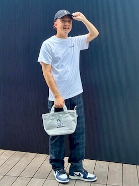 「アイテム（キャップ）」を使った、BEAMS GOLFさん（レディース・170cm）の夏コーディネート