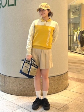 BEAMS GOLFさん（メンズ・155cm）の秋コーディネート