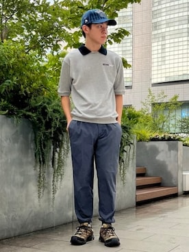 「ゴルフコーデ」｜BEAMS GOLFさん（メンズ・172cm）の夏コーディネート