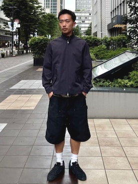 「BEAMS GOLF（ビームスゴルフ）のアイテム」を使った、BEAMS GOLFさん（メンズ・174cm）の夏コーディネート
