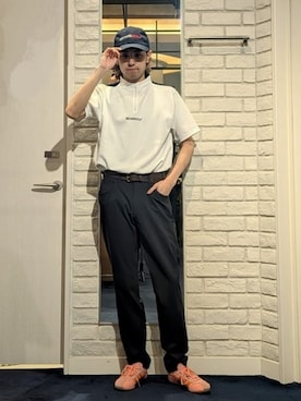 「BEAMS GOLF（ビームスゴルフ）のアイテム」を使った、BEAMS GOLFさん（メンズ・166cm）の夏コーディネート
