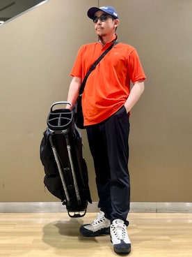 「BEAMS GOLF（ビームスゴルフ）のアイテム」を使った、BEAMS GOLFさん（メンズ・162cm）の夏コーディネート
