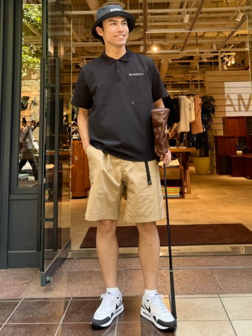 ビームスゴルフ✖️マルボン　バケットハット BEAMS GOLFBEAMS GOLFさんのハットを使ったコーディネート