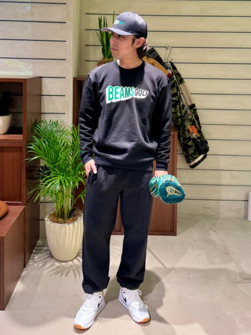 2点セット　BEAMS GOLF ビームスゴルフ　セットアップ　メンズ　ホワイト 中古 メンズ ビームスゴルフ BEAMSGOLF ハーフパンツ S 白