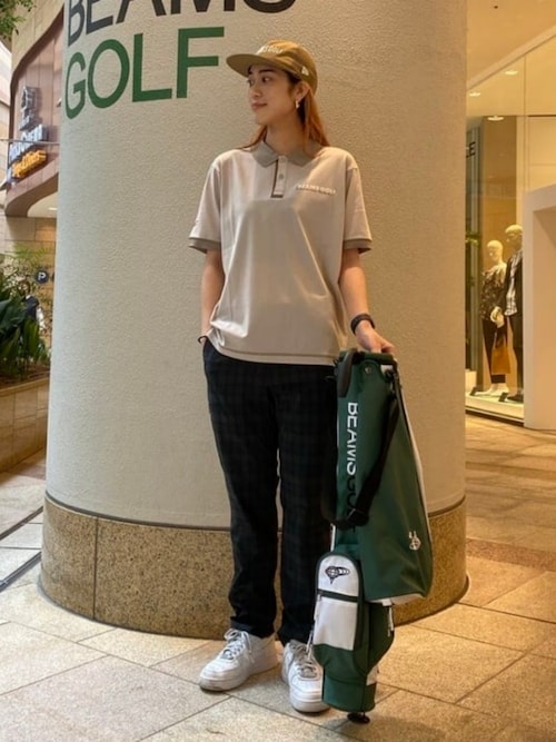 BEAMSGOLF セルフスタンドゴルフケース　ブラック/グリーン BEAMS GOLF（ビームス ゴルフ）セルフスタンド ゴルフケース 4