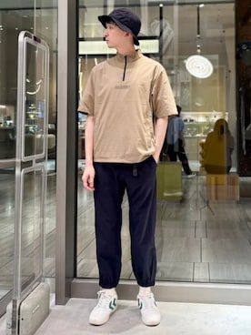 「アイテム（パンツ）」を使った、BEAMS GOLFさん（レディース・176cm）の秋コーディネート