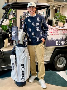 BEAMS GOLF ストライプ ゴルフシャツ Sサイズ 1729766467_215.jpg