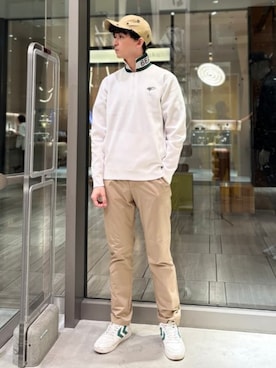 「アイテム（帽子）」を使った、BEAMS GOLFさん（レディース・176cm）の秋コーディネート