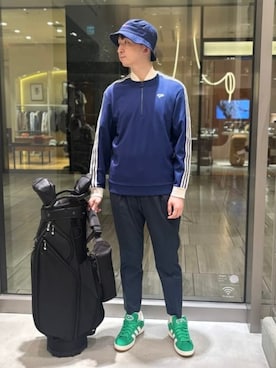 「BEAMS GOLF（ビームスゴルフ）のアイテム」を使った、BEAMS GOLFさん（メンズ・176cm）の秋コーディネート