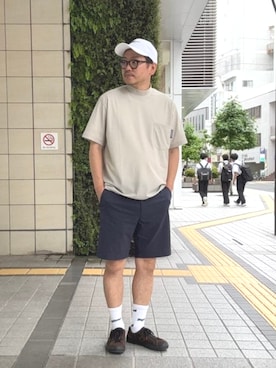 「BEAMS GOLF（ビームスゴルフ）のアイテム」を使った、BEAMS GOLFさん（メンズ・176cm）の夏コーディネート