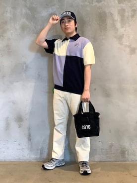 「BEAMS GOLF（ビームスゴルフ）のアイテム」を使った、BEAMS GOLFさん（メンズ・167cm）の秋コーディネート