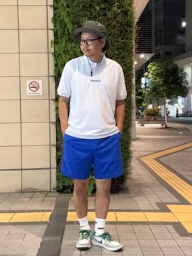 「BEAMS GOLF（ビームスゴルフ）のアイテム」を使った、BEAMS GOLFさん（メンズ・176cm）の夏コーディネート