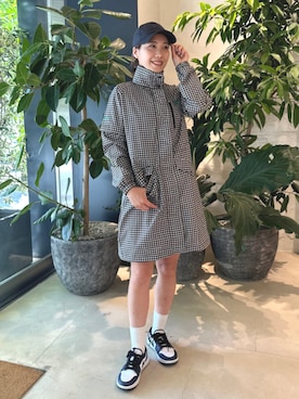 「アイテム（レインコート/ポンチョ）」を使った、BEAMS GOLFさん（メンズ・157cm）の秋コーディネート
