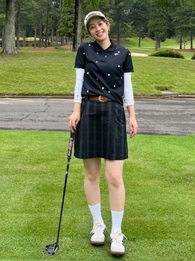 「アイテム（アンダーウェア）」を使った、BEAMS GOLFさん（レディース・170cm）の秋コーディネート