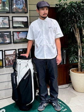 「アイテム（アウトドア/スポーツ）」を使った、BEAMS GOLFさん（メンズ・173cm）の夏コーディネート