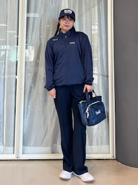 BEAMS GOLFさん（レディース・156cm）の冬コーディネート