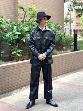 「WEGO（ウィゴー）のアイテム（ミリタリージャケット）」を使った、小泉雅弘さん（メンズ・173cm）の夏コーディネート