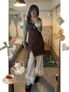 Nehanさん（レディース・159cm）の秋コーディネート