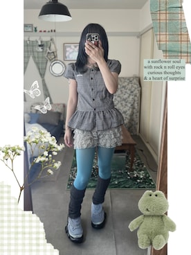 「grounds（グラウンズ）のアイテム」を使った、Nehanさん（レディース・159cm）の秋コーディネート