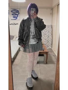 「grounds（グラウンズ）のアイテム」を使った、Nehanさん（レディース・159cm）の冬コーディネート