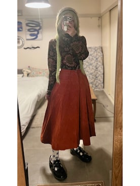 Nehanさん（レディース・159cm）の冬コーディネート