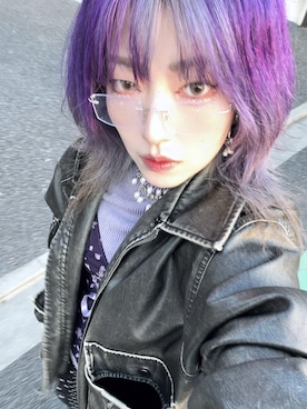 「SLY（スライ）のアイテム（ジャケット/アウター）」を使った、Nehanさん（レディース・159cm）の冬コーディネート