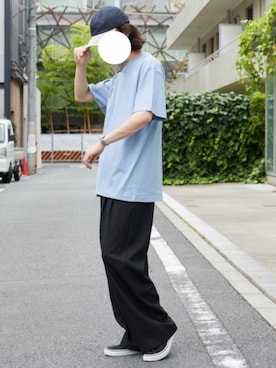 「ROOPTOKYO（ループトウキョウ）のアイテム」を使った、rooptokyokkさん（メンズ・173cm）の夏コーディネート
