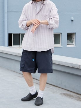 「CROSS & STITCH（クロスステッチ）のアイテム」を使った、rooptokyokkさん（メンズ・173cm）の夏コーディネート