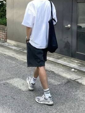 「Gramicci（グラミチ）のアイテム」を使った、rooptokyokkさん（メンズ・173cm）の春コーディネート