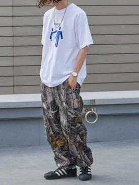 「WBSB（ダブルビーエスビー）のアイテム」を使った、rooptokyokkさん（メンズ・173cm）の春コーディネート