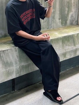 「Dickies（ディッキーズ）のアイテム（パンツ）」を使った、rooptokyokkさん（メンズ・173cm）の春コーディネート