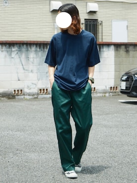 「Champion（チャンピオン）のアイテム」を使った、rooptokyokkさん（メンズ・173cm）の夏コーディネート