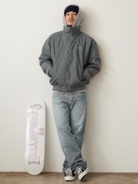 「GILDAN（ギルダン）のアイテム」を使った、rooptokyokkさん（メンズ・178cm）の秋コーディネート