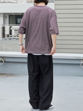 「GILDAN（ギルダン）のアイテム」を使った、rooptokyokkさん（メンズ・173cm）の夏コーディネート