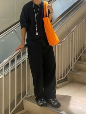 「JERZEES（ジャージーズ）のアイテム（トップス）」を使った、rooptokyokkさん（メンズ・173cm）の春コーディネート