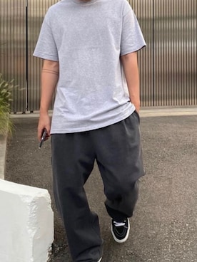 「GILDAN（ギルダン）のアイテム」を使った、rooptokyokkさん（メンズ・173cm）の春コーディネート