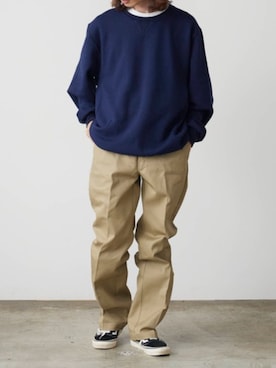 「Champion（チャンピオン）のアイテム（トップス）」を使った、rooptokyokkさん（メンズ・173cm）の春コーディネート