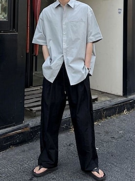 「Dickies（ディッキーズ）のアイテム（パンツ）」を使った、rooptokyokkさん（メンズ・173cm）の春コーディネート